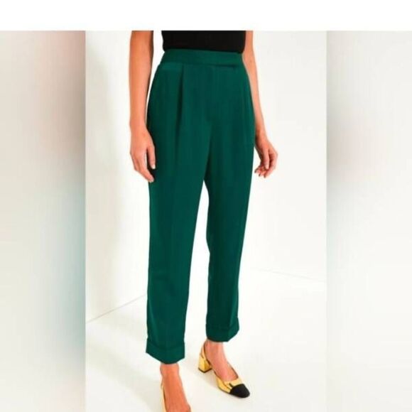 NWT Tuckernuck Duncan Dark Green Trousers Sz 4 - Picture 1 of 6